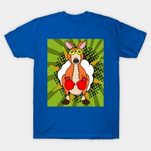 Boxing Glove Boxing Kangaroo Fighting T-Shirt